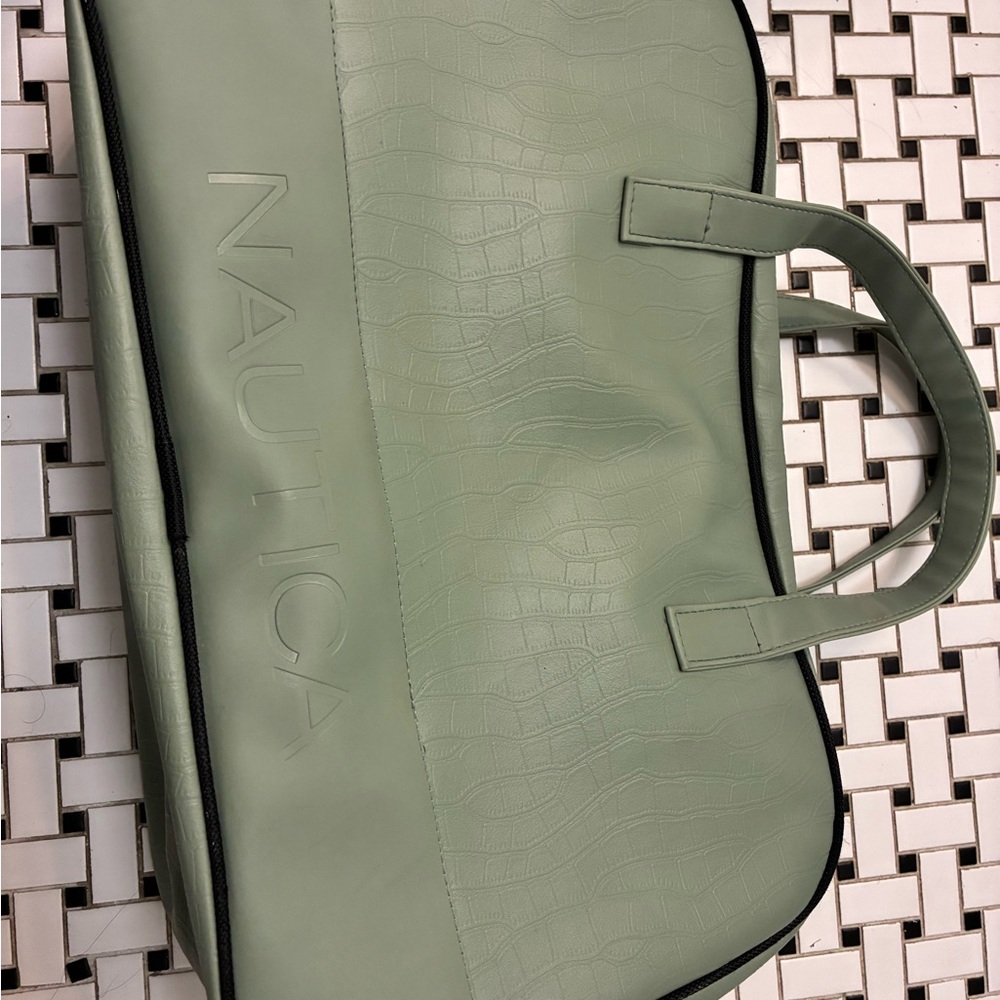 Nautica Green Tote Bag